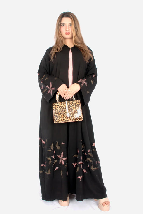 Black Korean Nida Fabric AB-KN-003