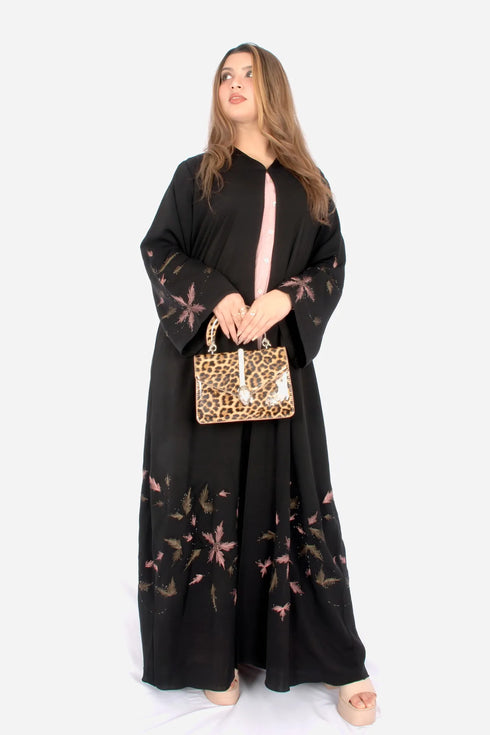 Black Korean Nida Fabric AB-KN-003