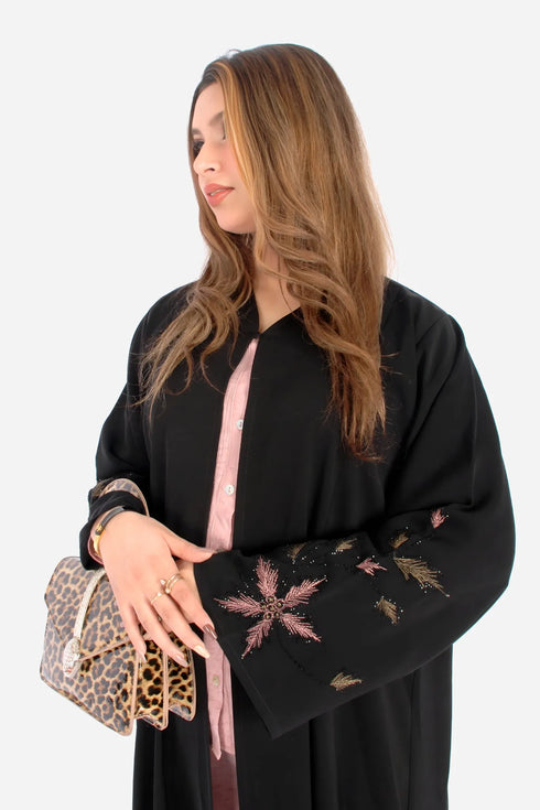 Black Korean Nida Fabric AB-KN-003