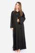 Black Korean Nida Fabric AB-KN-004