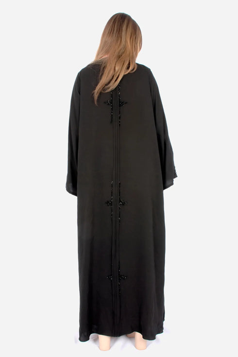 Black Korean Nida Fabric AB-KN-004
