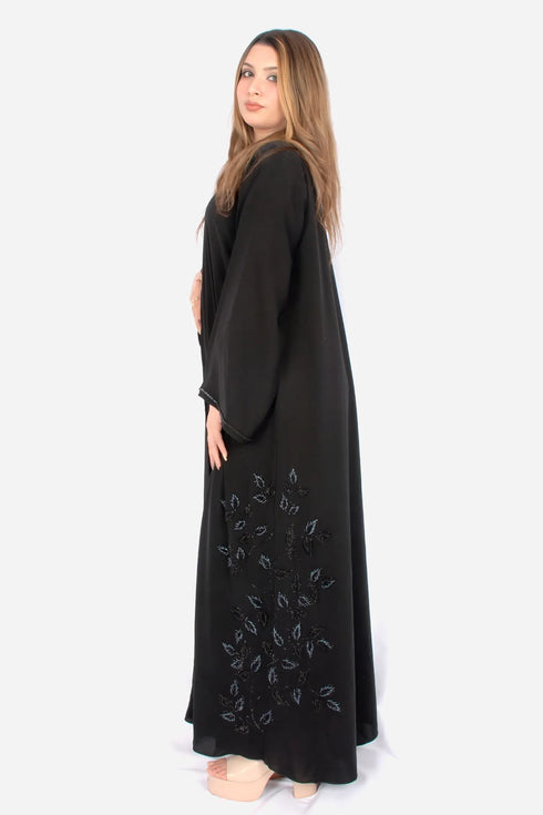 Black Korean Nida Fabric AB-KN-005