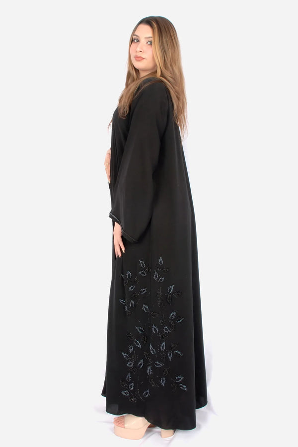 Black Korean Nida Fabric AB-KN-005