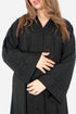 Black Korean Nida Fabric AB-KN-007