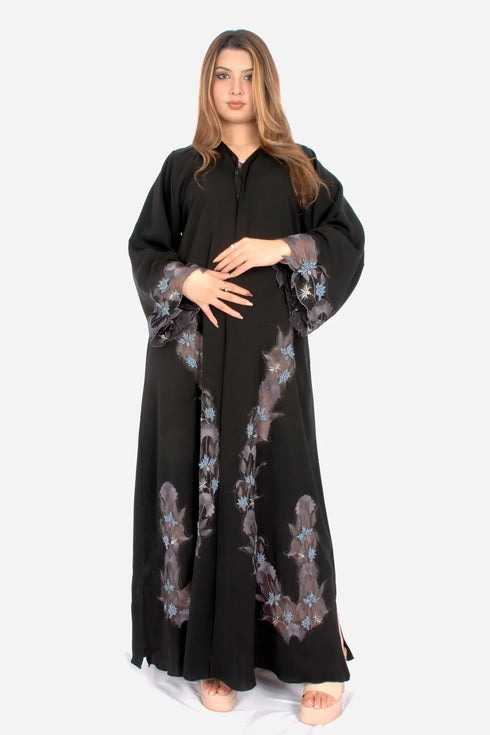 Black Korean Nida Fabric AB-KN-011