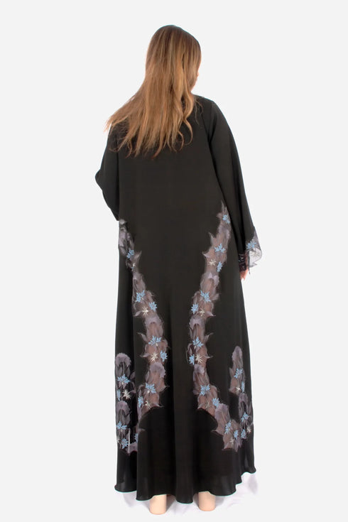 Black Korean Nida Fabric AB-KN-011
