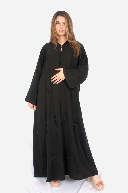 Black Korean Nida Fabric AB-KN-012