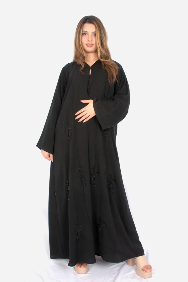 Black Korean Nida Fabric AB-KN-012