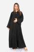 Black Korean Nida Fabric AB-KN-012