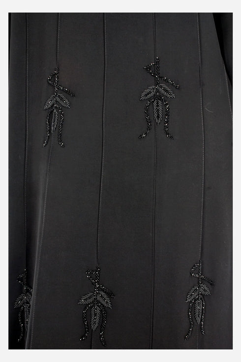 Black Korean Nida Fabric AB-KN-012