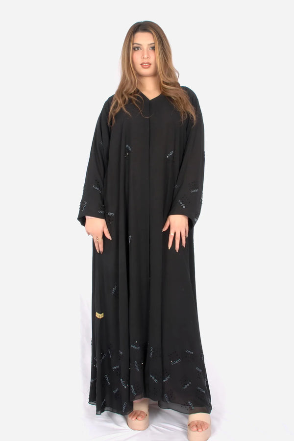 Black Korean Nida Fabric AB-KN-013