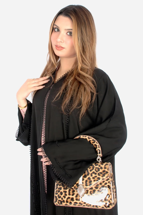 Black Korean Nida Fabric AB-KN-015