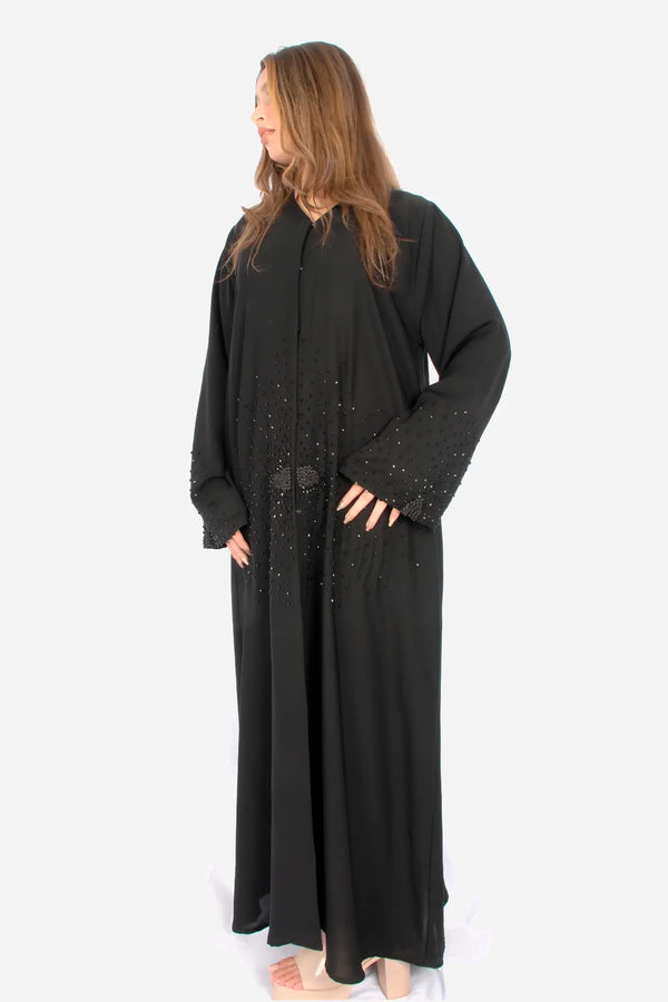 hand work abaya, korean fabric in Dubai and free shipping in India