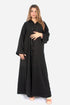 Black Korean Nida Fabric AB-KN-018